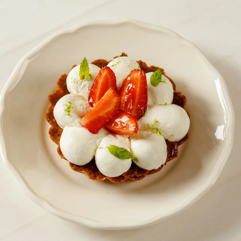 Strawberry Hazelnut Tart